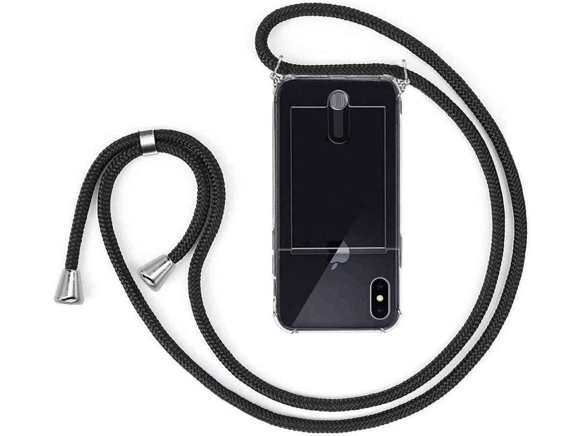 Capa iPhone X HONGWE. Com cordão Preto
