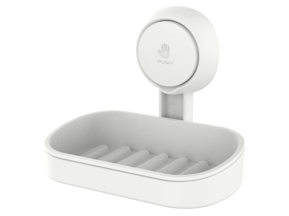 Porta Jabón con Ventosas Resistente para Ducha