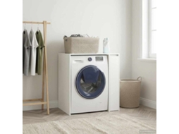 Vidaxl Armário Para Máquina De Lavar Com Porta Branco 87 X 60 X 89 Cm