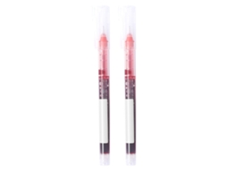 Caneta Rollerball Baok-2, Ponta Fina de 0,5 mm, Tinta Líquida de Secagem Rápida, Ideal para Estudantes, Vermelha