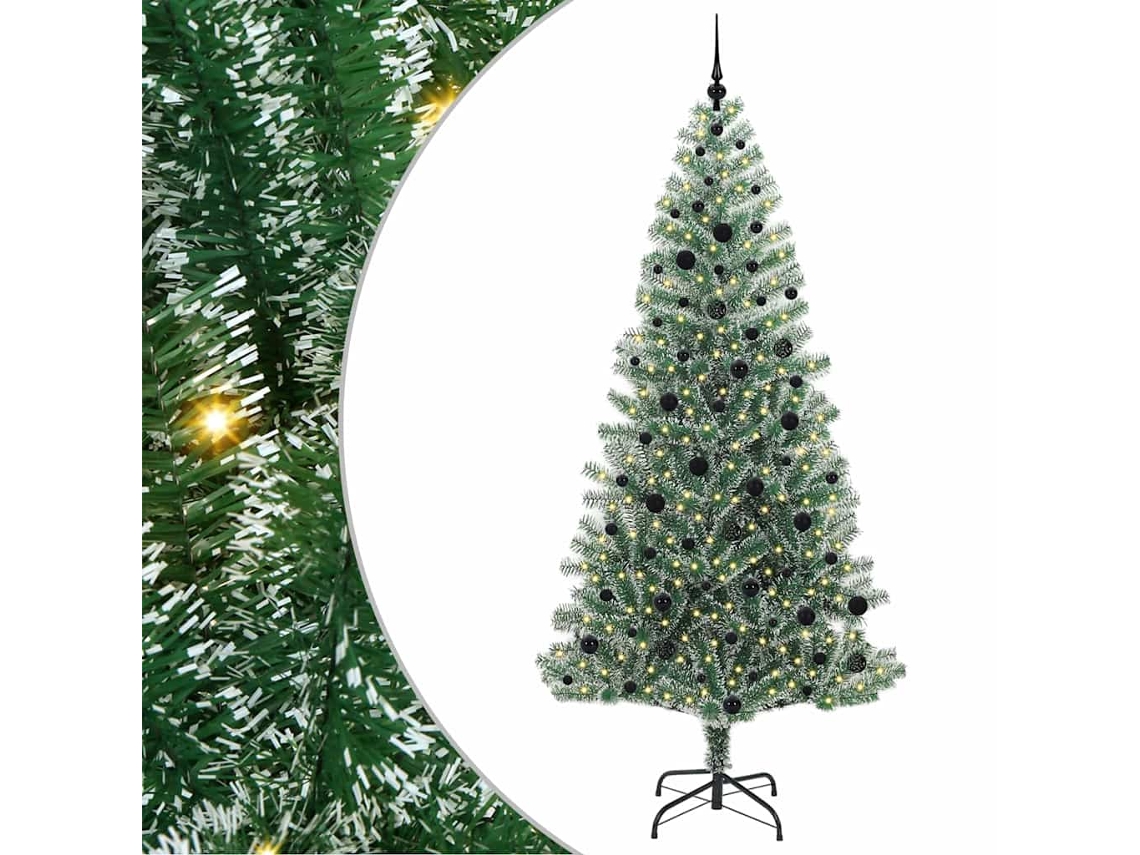 Conjunto 1 Árvores De Natal Artificiais Vidaxl Verde Polietileno (240 Cm)