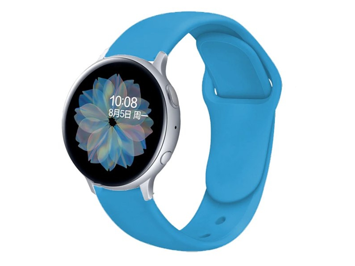 Pulseira de silicone Gift4me para Amazfit Balance 2 Azul-celeste