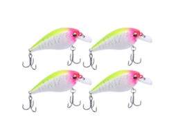Isca Artificial Minnow Crank Rock 4pcs 5