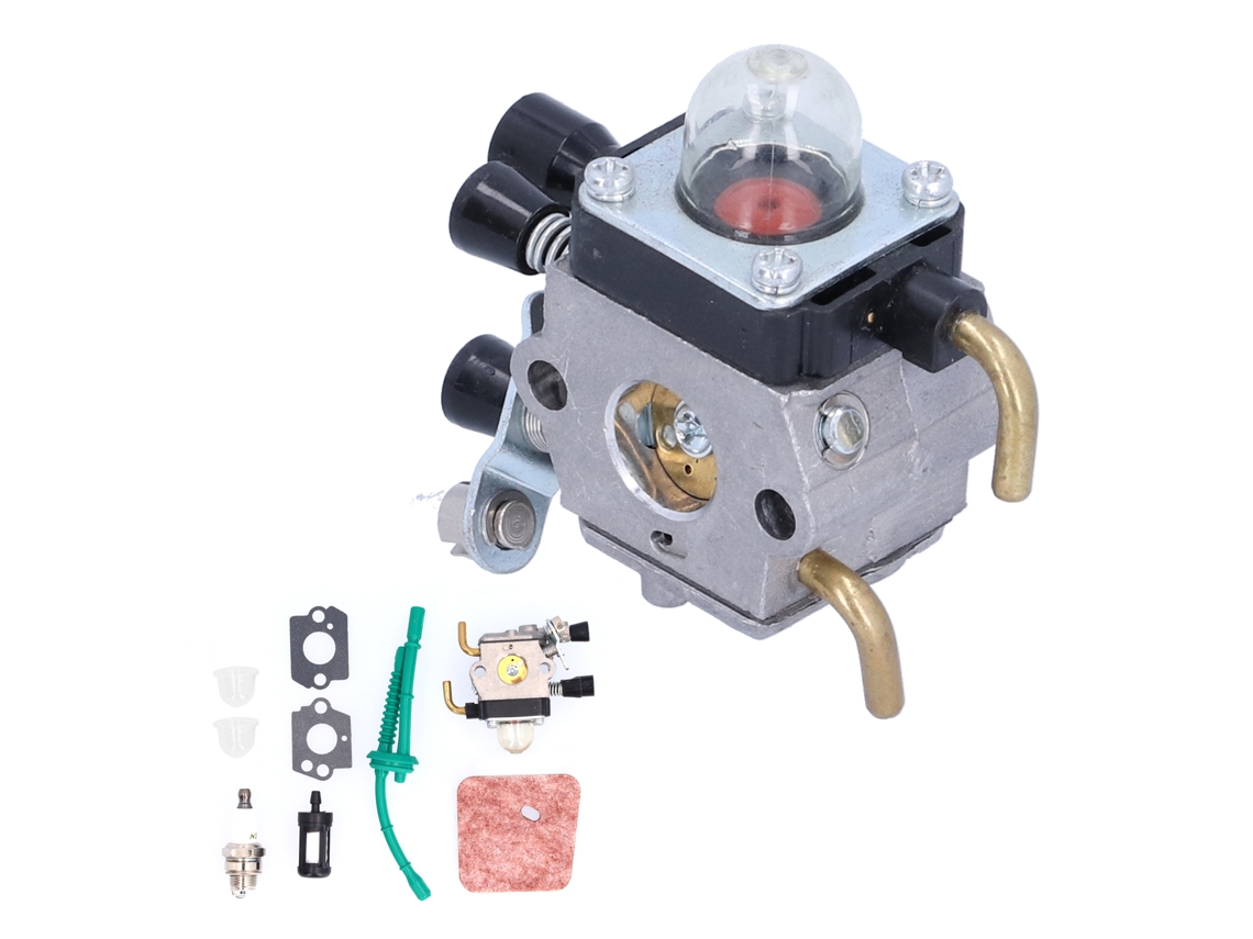 KIT de Carburador Primerox para Aparador de Corda STIHl Fs38 Fs45 Fs46 Fs55 Km55 Fs85 com Peças de Reposição