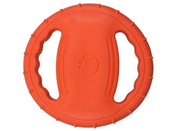 2026 disco Volador Flotante para Perros Grandes Entrenamiento Y Juego Al Aire Libre Caucho Suave Naranja