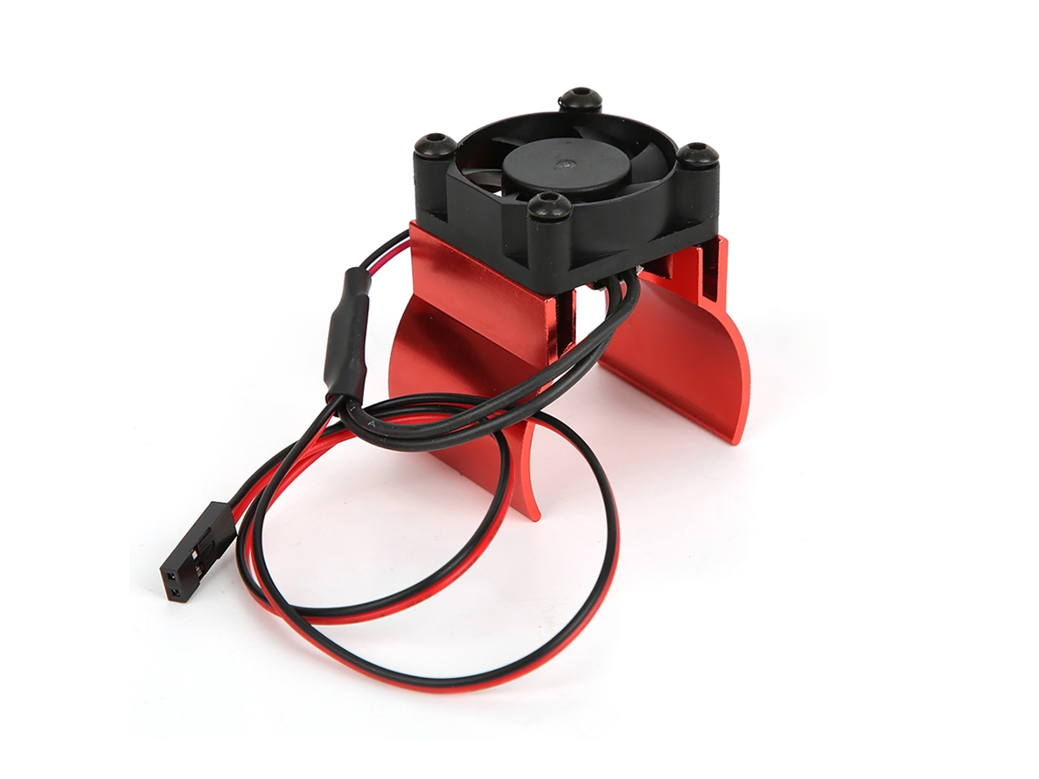 Cooler Motor Heatsink Carro Rc 1/10 Traxxas Trx 4 Vermelho
