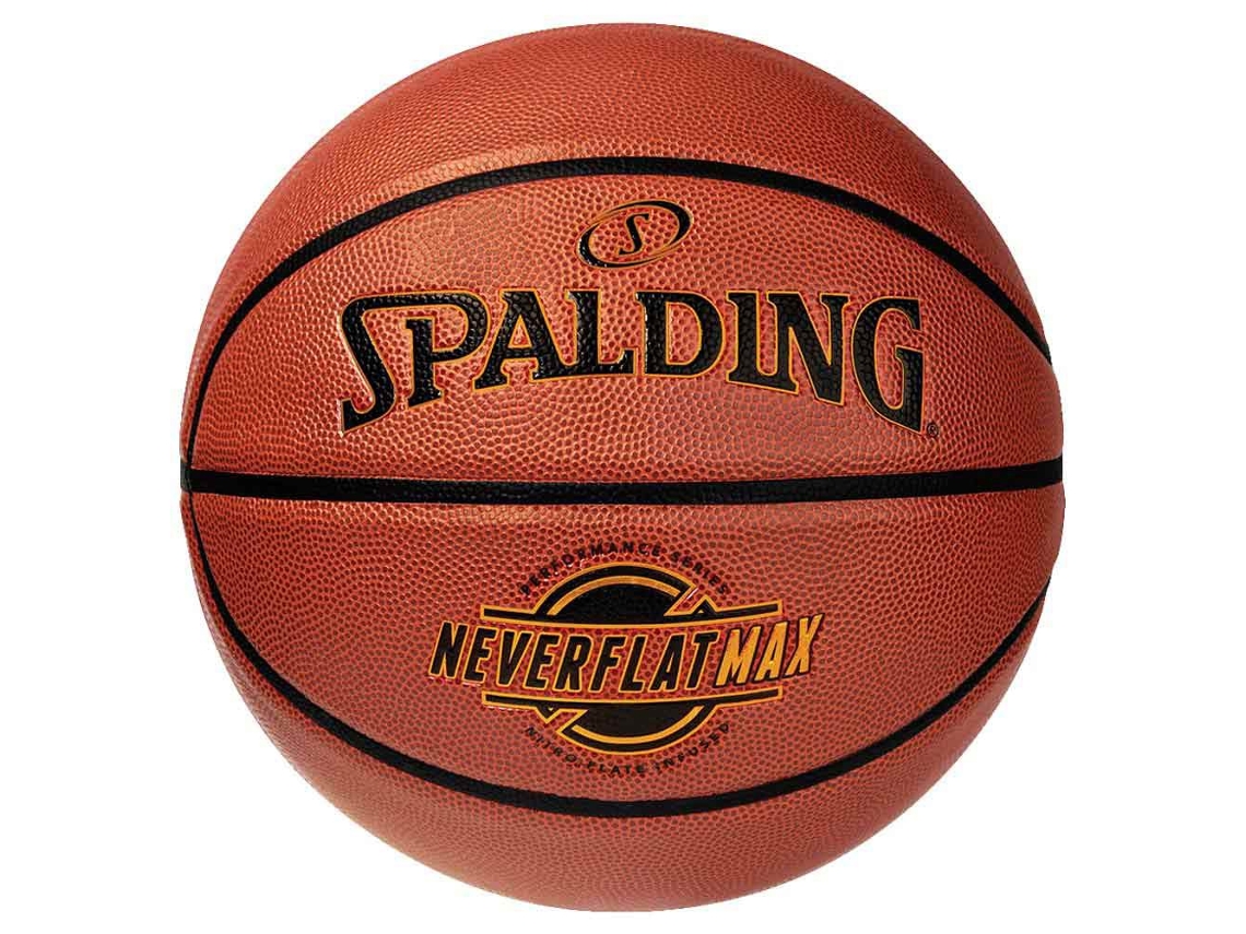 Bola de Basquetebol SPALDING neverflat max (Laranja)