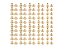 50 Kit De Prensaduras De Couro Remaches Para Correias Colares Parafusos Ferramentas De Couro 10x7mm
