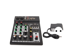 Mixer Bluetooth 4 Canais Suporta U Disk E Gravação
