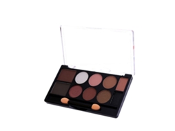 Paleta De Sombras De Ojos Mate Y Glitter Con 10 Colores