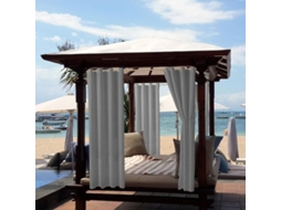 Cortinas Externas Para Jardim, Pátio, Gazebo, Cortina Blackout, À Prova De Vento, Proteção Uv, Resistente A Mofo, Isolamento Térmico, Cortinas Com
