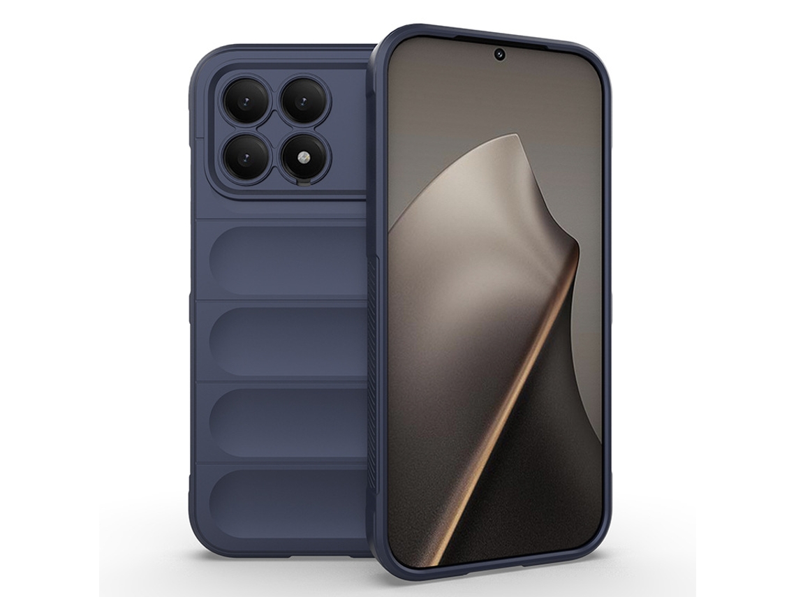 Capa Hexinyigjly Para Redmi K90promax/poco F8 Ultra Antichoque Com Toque Sensorial Azul