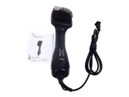 Escova Secadora De Cabelo 2 Em 1, Escova Alisadora, Secador De Cabelo, Pente Aquecido, Ferramentas De Estilização, Rosa, 110v, Plugue Eua (1000wymmr)