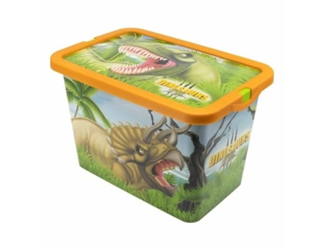 Caja Pequeña De Almacenaje Capacidad De 7l Con Imágenes Dinosaurios 03124 Storvolumen