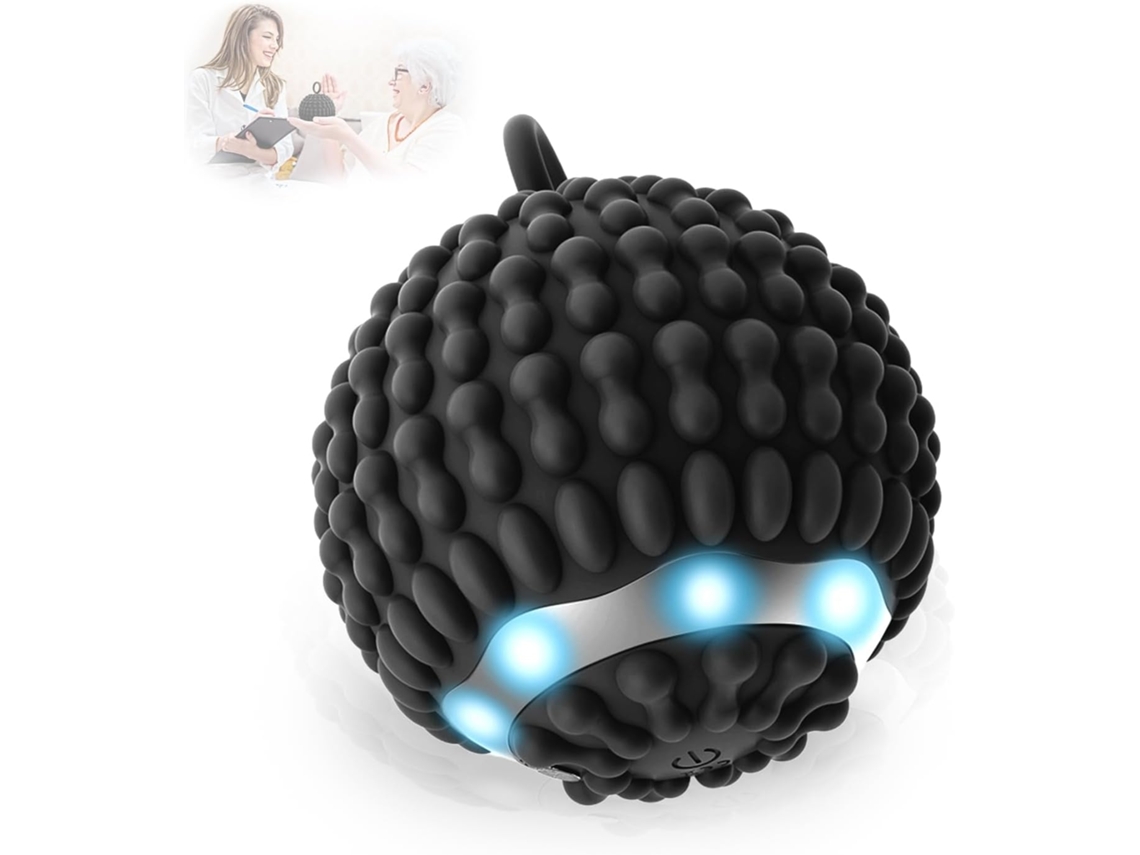 Massageador Bola De Massagem Vibratória Recarregável, 4 Modos De Velocidade Para Aliviar Tre Panoona