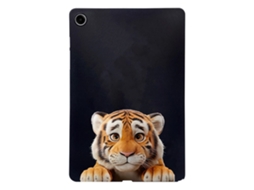 Capa Protetora Fina Em Tpu Com Estampa De Tigre Para Samsung Galaxy Tab A11 Tuotuo