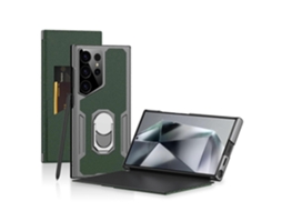Capa De Couro Gkk Armor Flip Para Celular, Sem Caneta, Para Samsung Galaxy S24 Ultra 5g