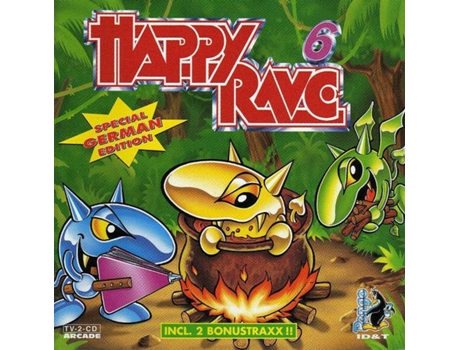 Cd Happy Rave 6 Special German Edition Arcade, Idt, Pengo
