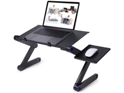 Mesa Ajustável Para Laptop Inf Smart 17 Polegadas Preta Brilvibera