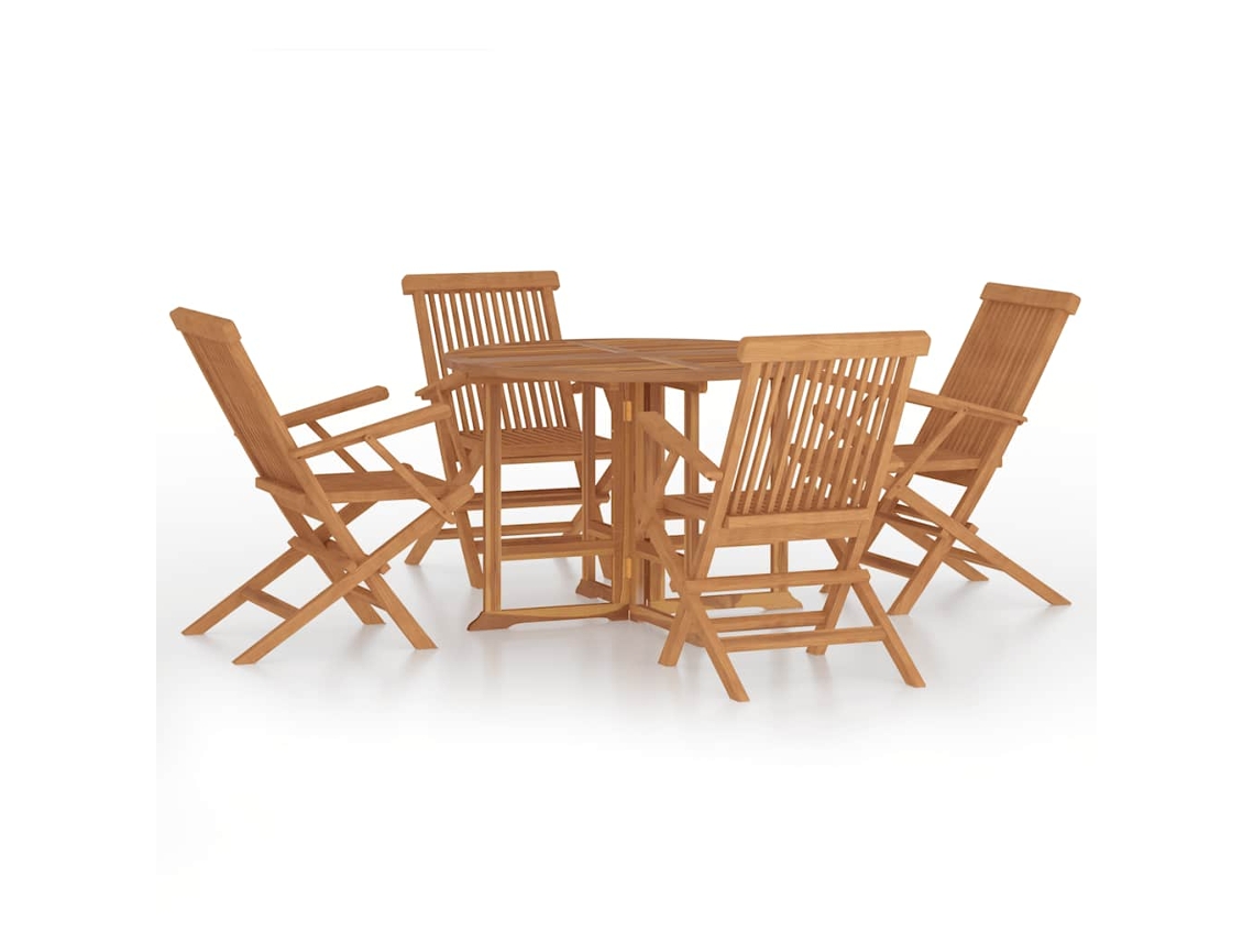 Outdoor Dining Set, Outdoor Dining Sets Vidaxl Marrom Teca (n/a)