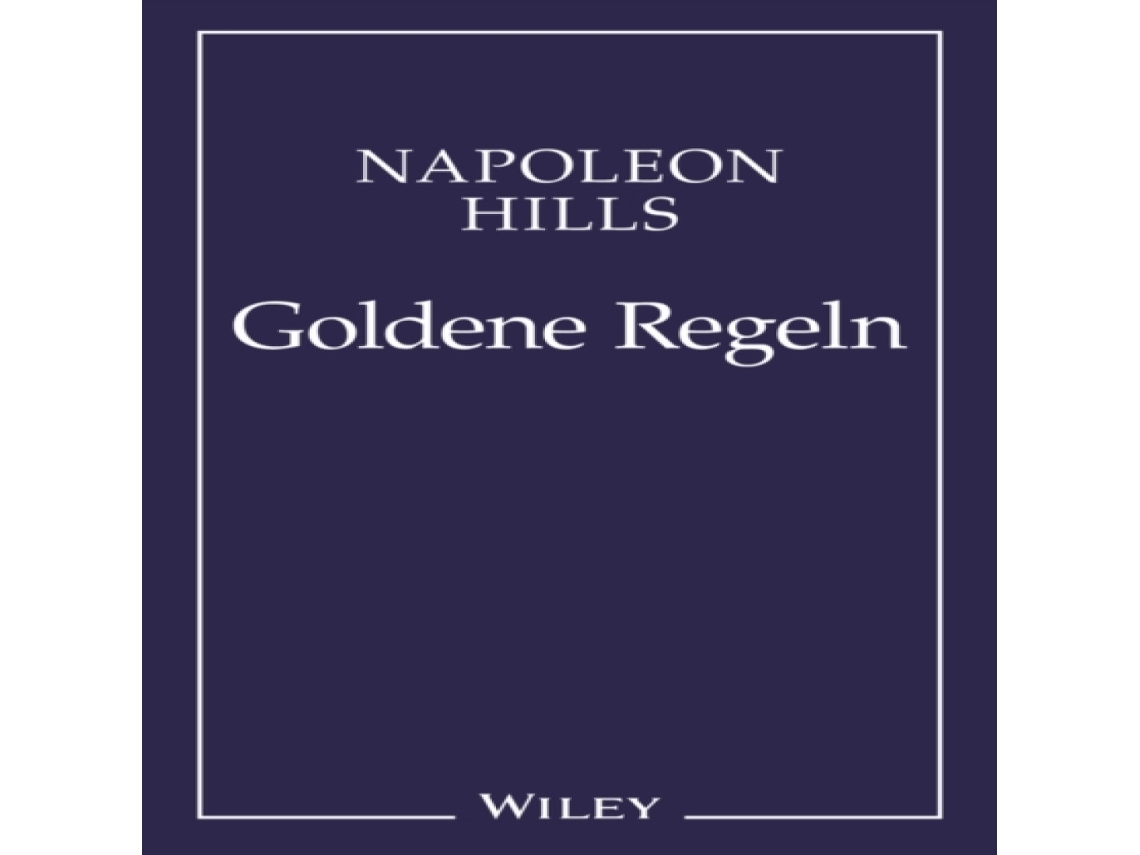 Livro Napoleon Hills Goldene Regeln de Napoleon Hill (Alemão)