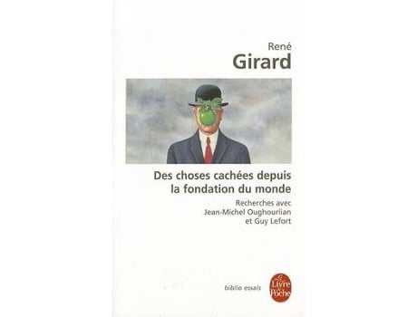 Livro des choses cachees depuis la fondation du monde de rene girard (francês)