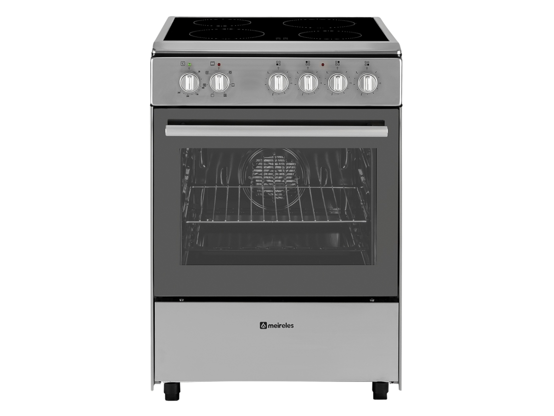 Fogão MEIRELES E 604 X (55 L - Elétrico de Vitrocerâmica - Inox)