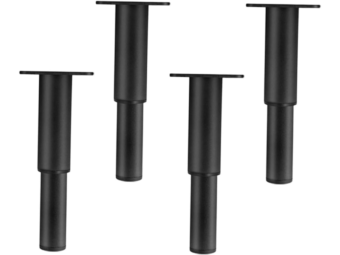 Conjunto De 4 Pés Metal Ajustáveis Para Móveis, Ideais Para Cômodas, Sofás E Mesas Pés De Apoio Para Substituição