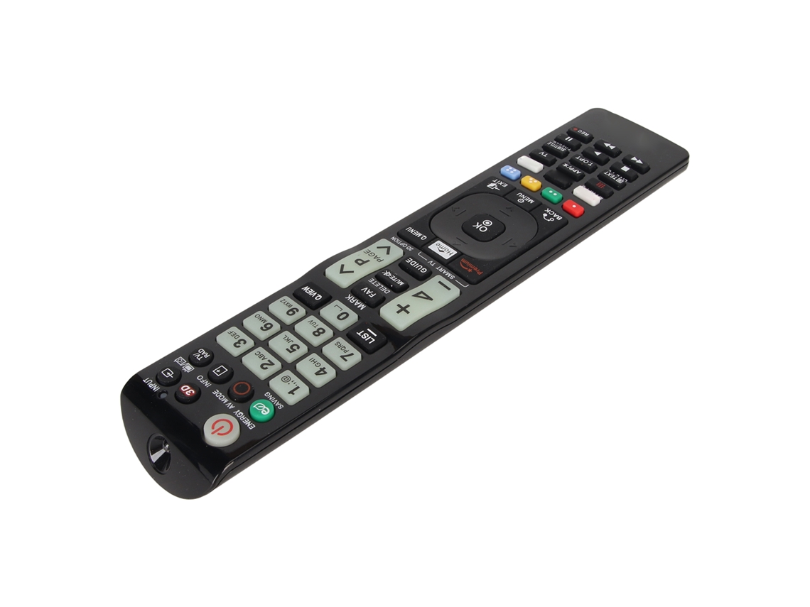 Mando Universal para TV LCD, LED, UHD y HDTV, con Botones Táctiles y IR S/MARCA