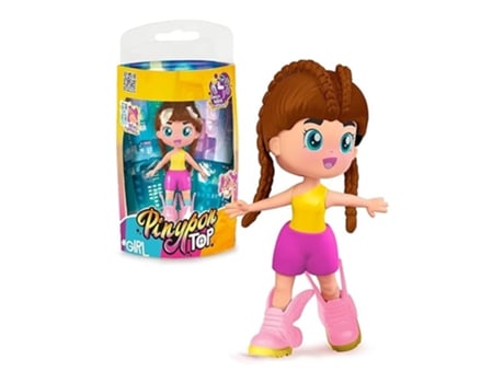 Figura Pinypon Top Girls Morena Street Style Articulada 11 Cm 40447 Famosap25