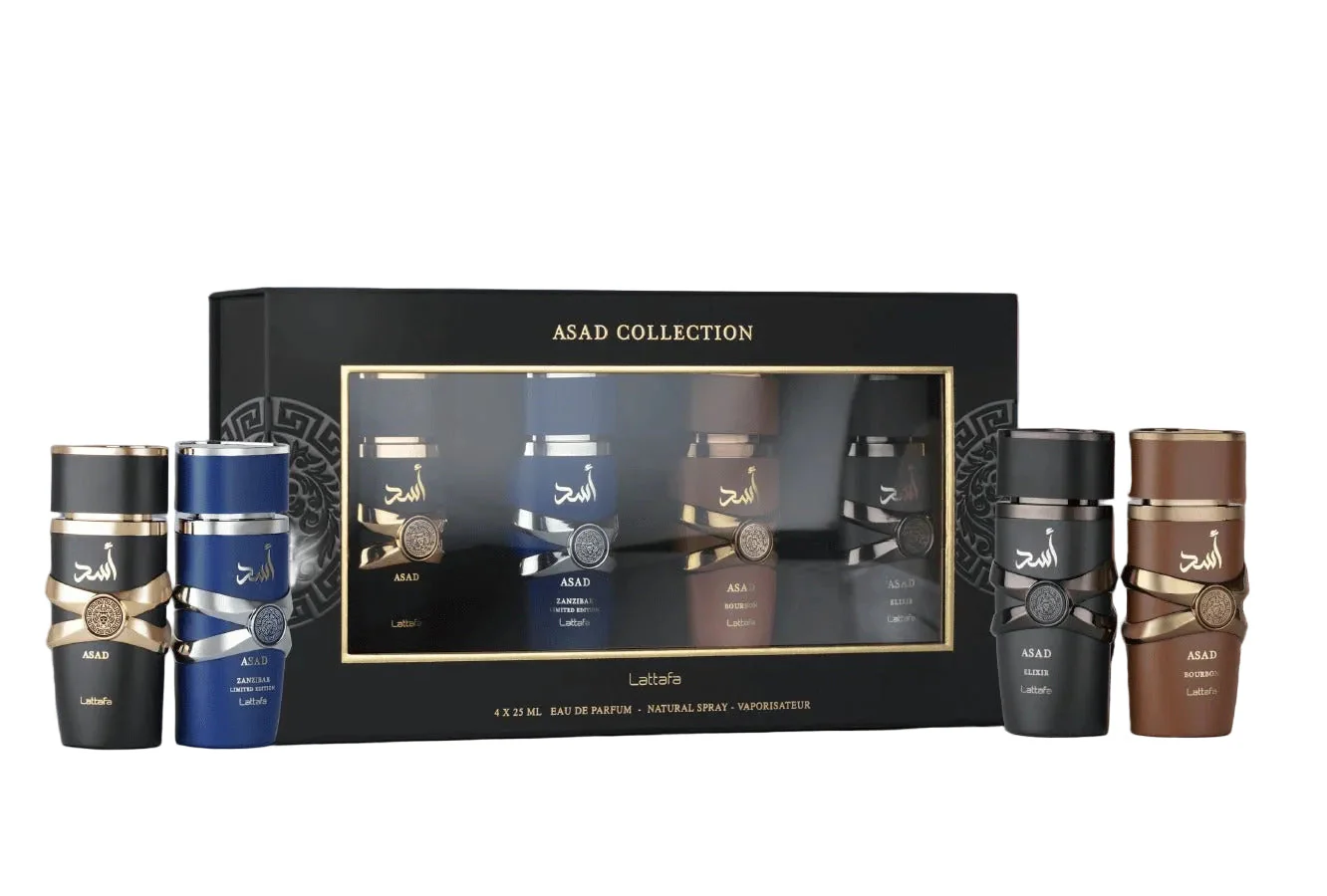 Coleção Lattafa Asad Eau De Parfum 4x25 Ml