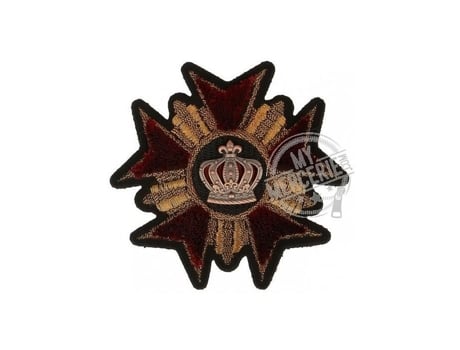 Ecusson Mediac Brasão Real 5.9cm X 7.2cm Termocolante Fácil De Aplicar