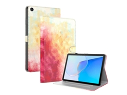 Capa de couro com padrão aquarela para tablet Huawei Matepad SE Webake