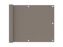Vidaxl Tela De Varanda 75x400 Cm Tecido Oxford Cinzento-acastanhado