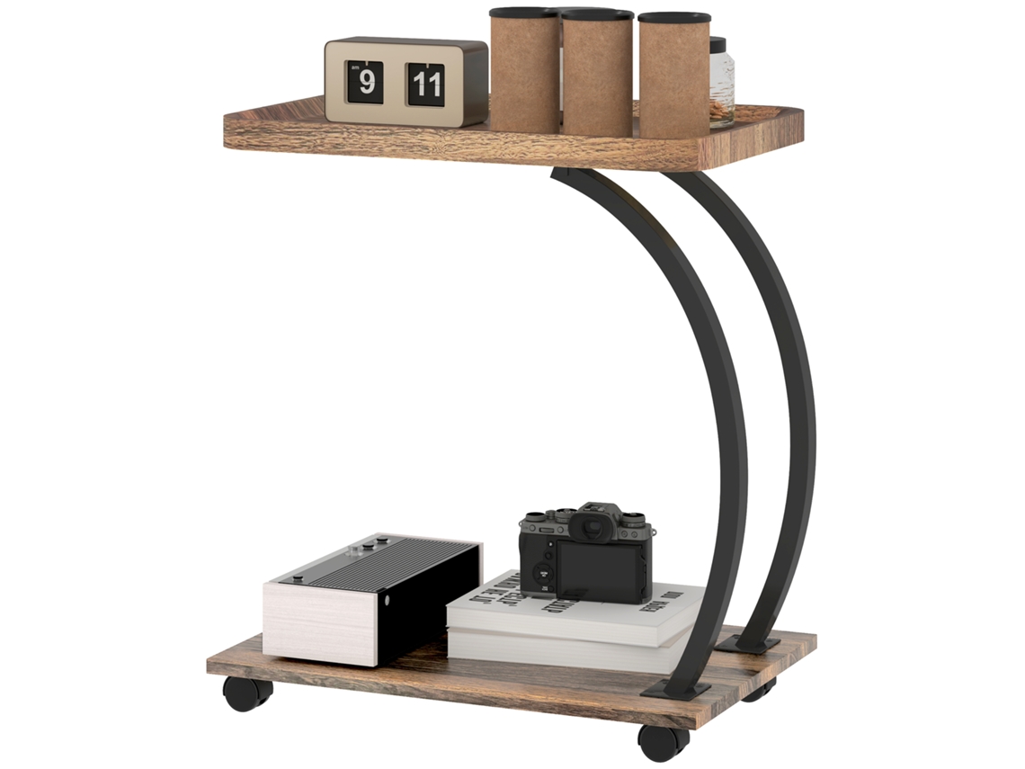 Mesa Auxiliar com Rodas S/MARCA (52x34x60 cm)