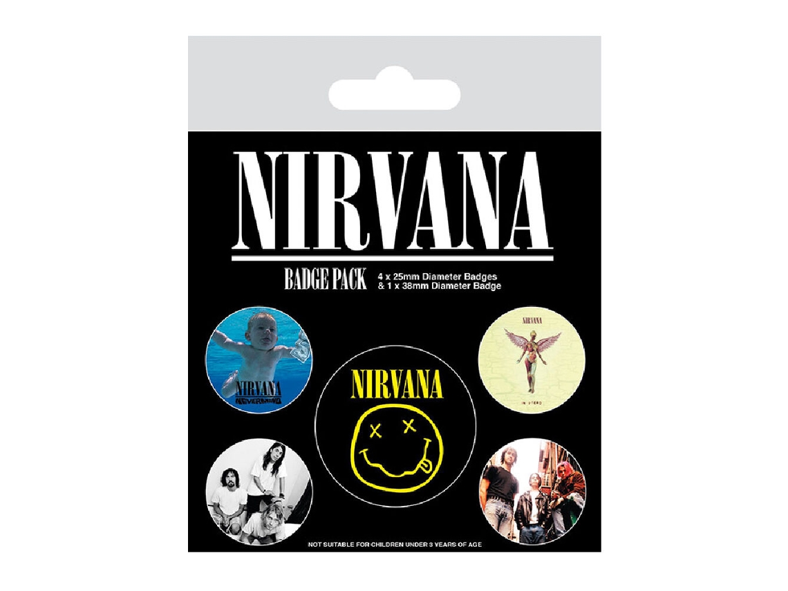 Jogo De Chapas Nirvana Iconos