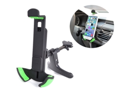 Suporte Carro Ventilação Braçadeira Yizhood Preto