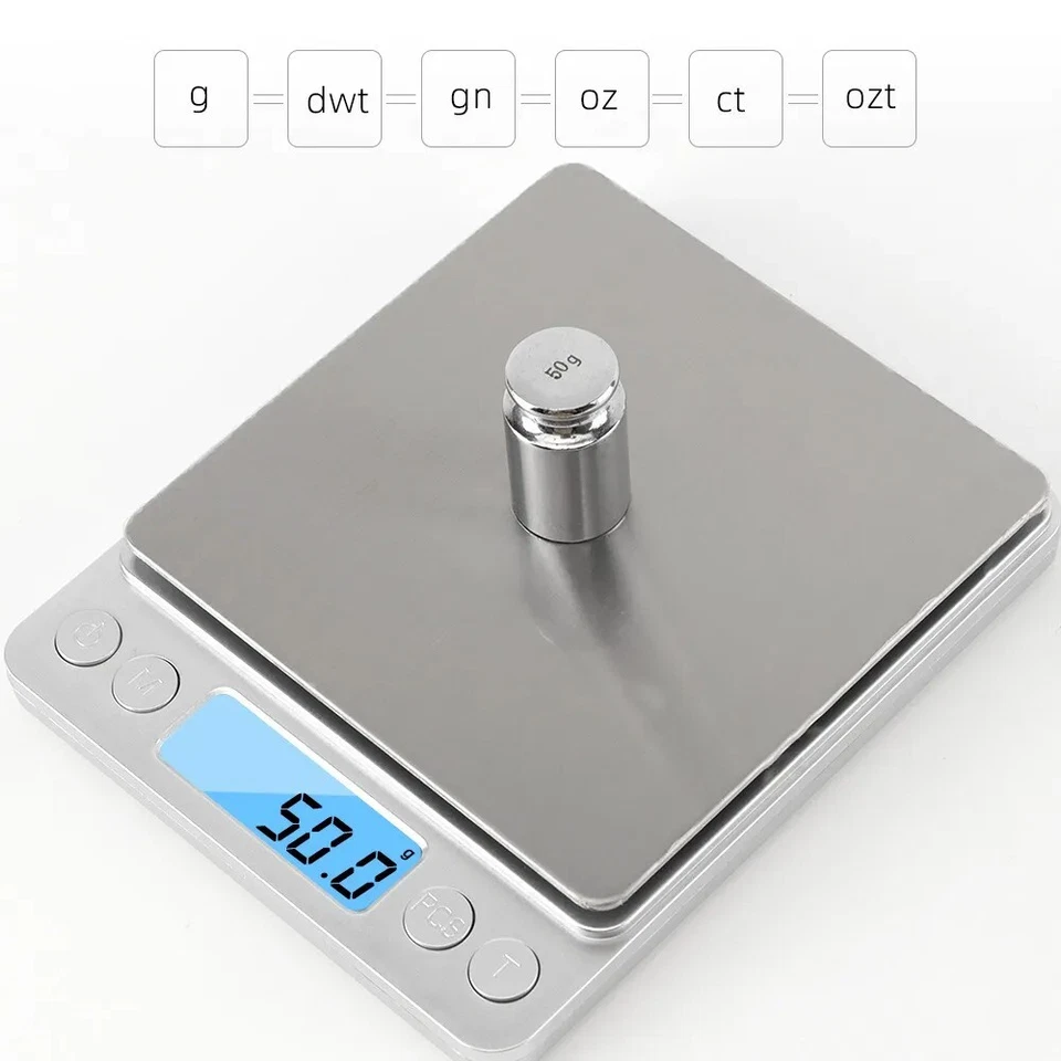 Balança Eletrônica De Cozinha 3kg/0,1g Balança Eletrônica Lcd Para Pesagem De Alimentos SUNNY SPACES