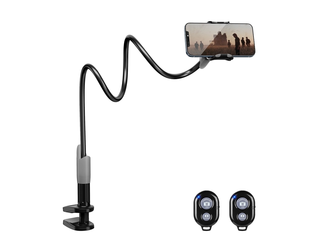 Lurelia Suporte Flexível Para Telemóvel Bluetooth 6 Cm 2,36 Polegadas Pescoço De Ganso Mãos-livres Sem Fios
