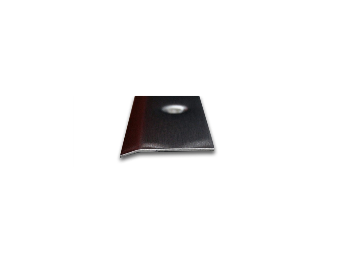 Jardin202 - Pack 10 Unidades.transicion Aluminio Una Ala - 56mm 56mm Anch. 3mm Alt. 2,5m Larg. Taladrado | 56mm Anch. 3mm Alt. 2,5m Larg. Taladrado ()