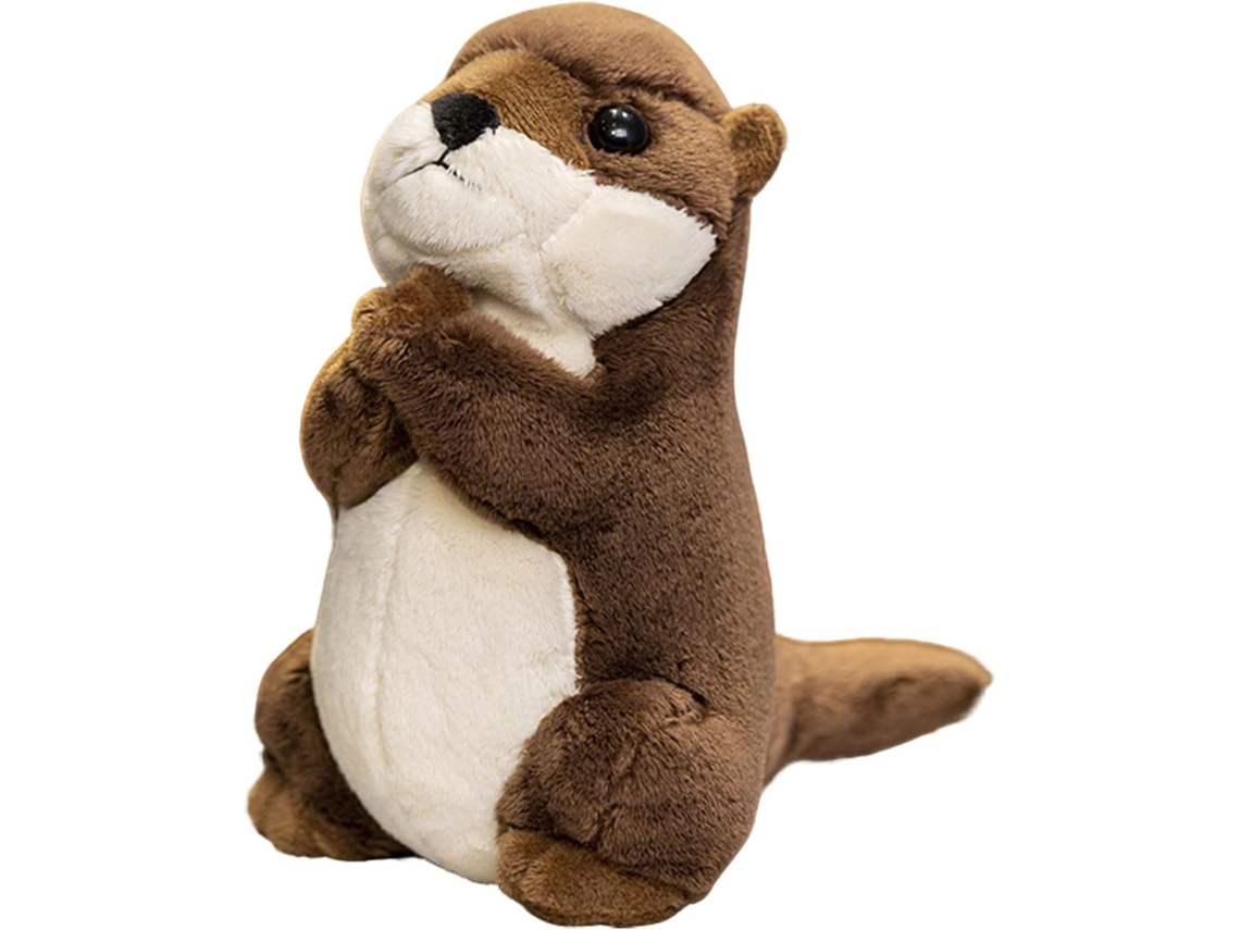 Lontra-marinha De Pelúcia, 19 Cm, Em Pé, Rezando. Brinquedo Pelúcia