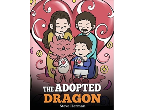 Livro Adopted Dragon de Steve Herman (Inglês - Capa Dura)