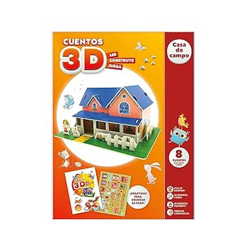 Cuentos Para Imaginar Y Construir 3d Casa De Campo Imagiland Ptcn12 Imagilandp25