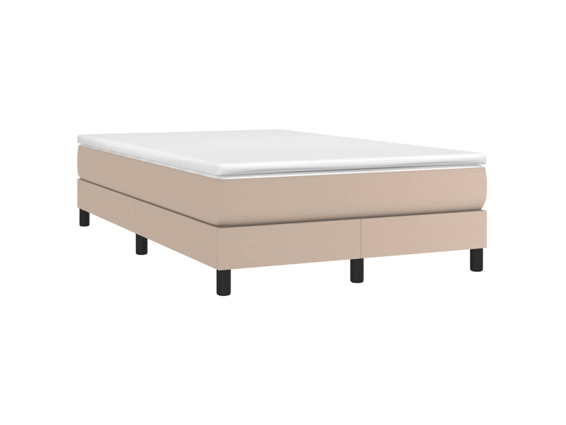 Box Spring Bed, Box Spring Beds Vidaxl Marrom Couro Artificial (120 X 190 Cm)