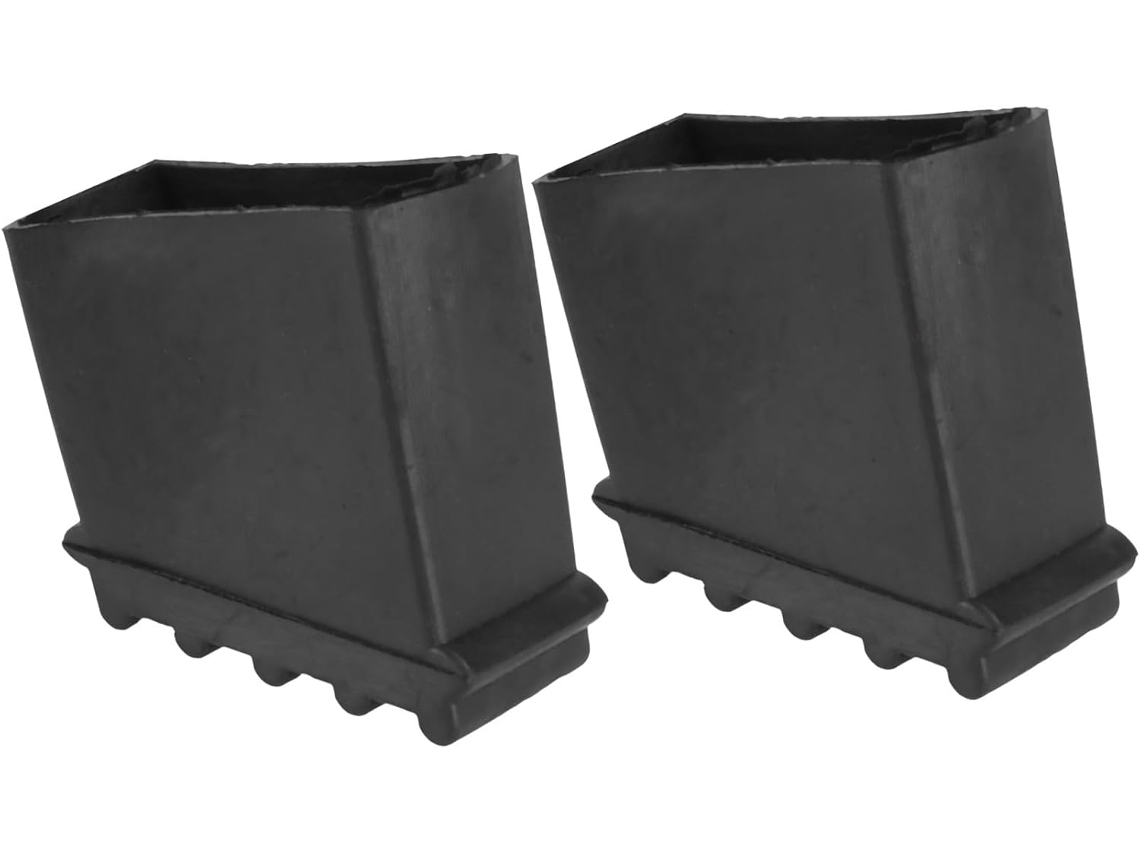 2 Protetores De Pés Antiderrapantes De 1,97 X 1,97 X 0,98 Para Peças De Escada Doméstica