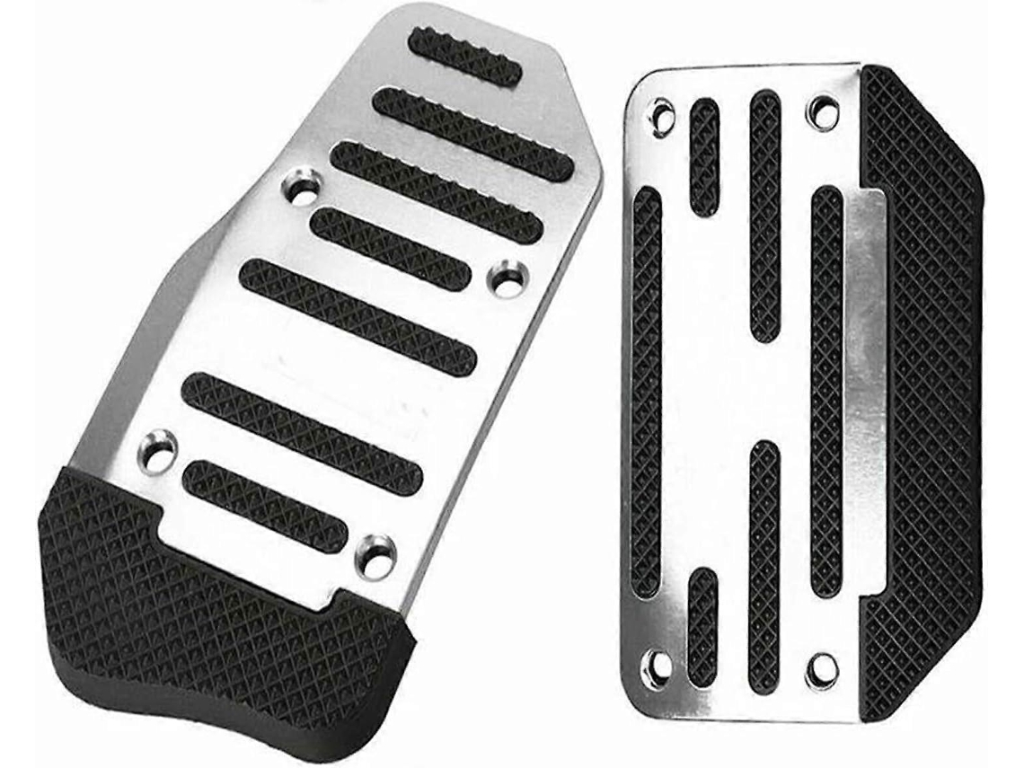 Kit 2 Capas Pedais Carro Alumínio Anti-deslizante Acelerador Freio