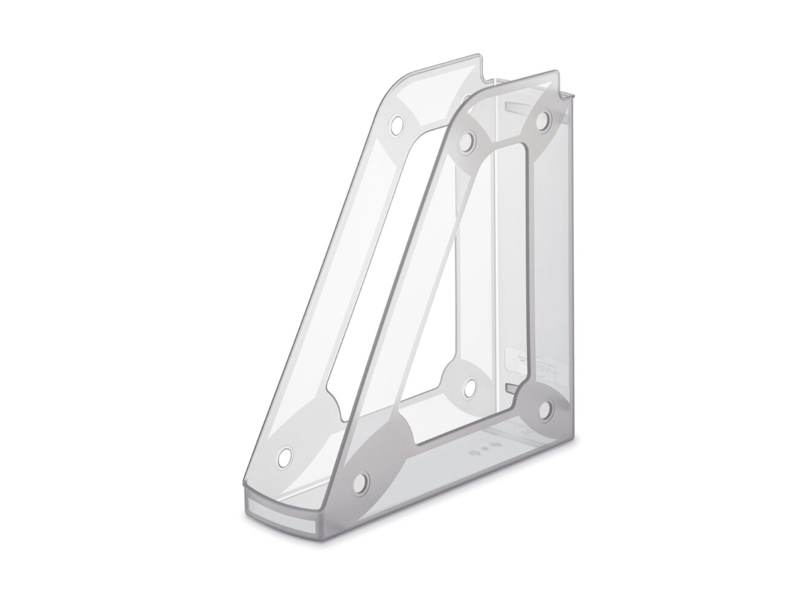 Porta Revistas A4 STAPLES Poliestireno 230 X 245 X 60 Mm Transparente