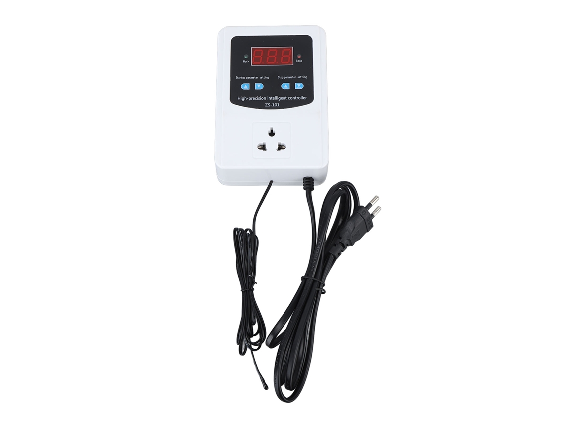 Controlador de Temperatura Digital 1500W 10A com LCD para Incubadora e Estufa