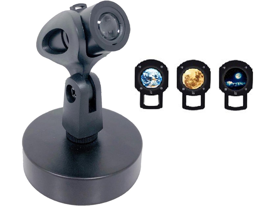 Luminária Noturna Terra E Lua, Rotação 360°, Usb, Para Amantes De