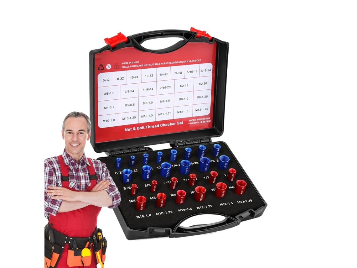 Testador De Roscas, Medidores De Rosca Macho E Fêmea – Detector